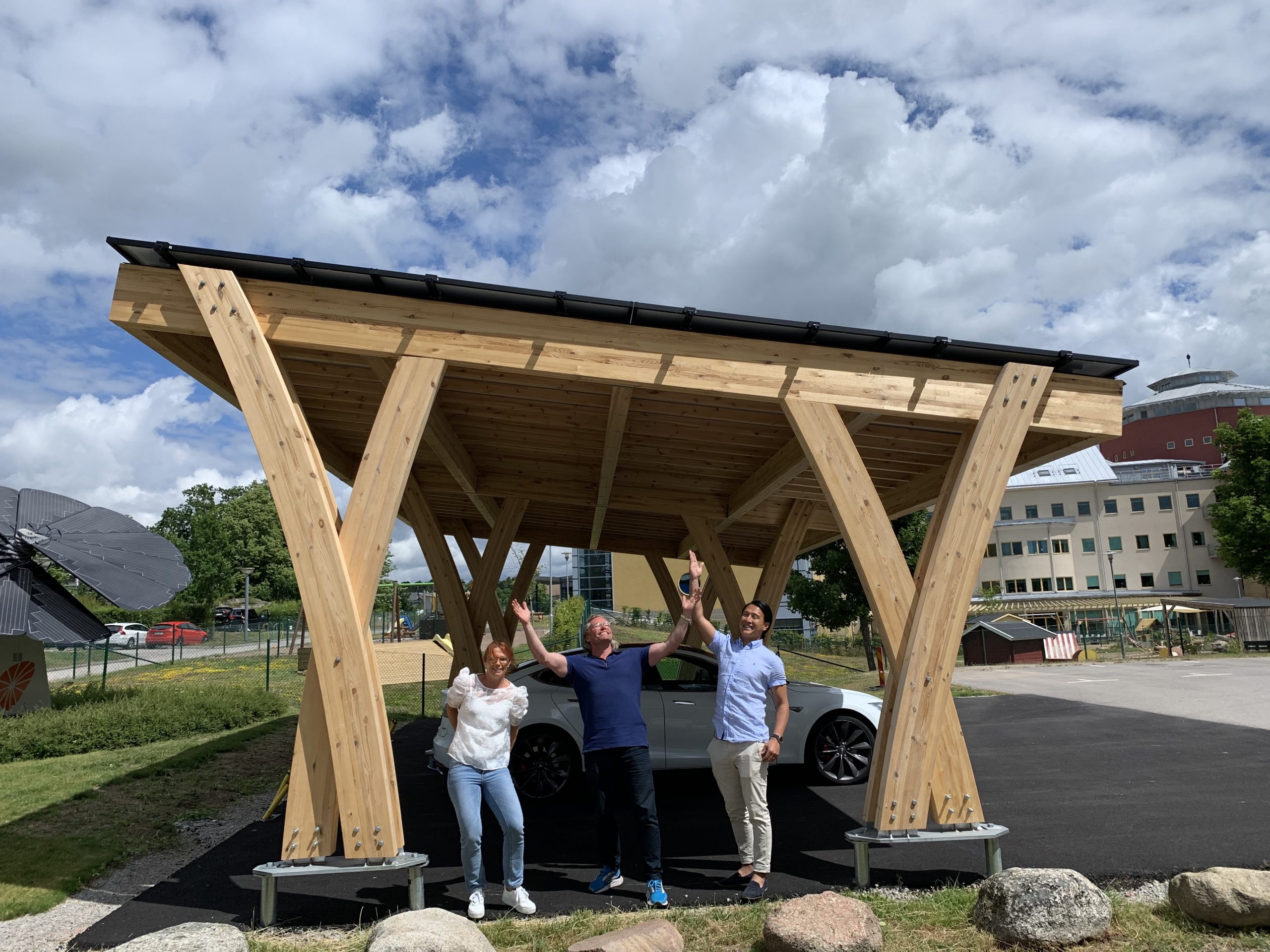 emobility EV carport solceller