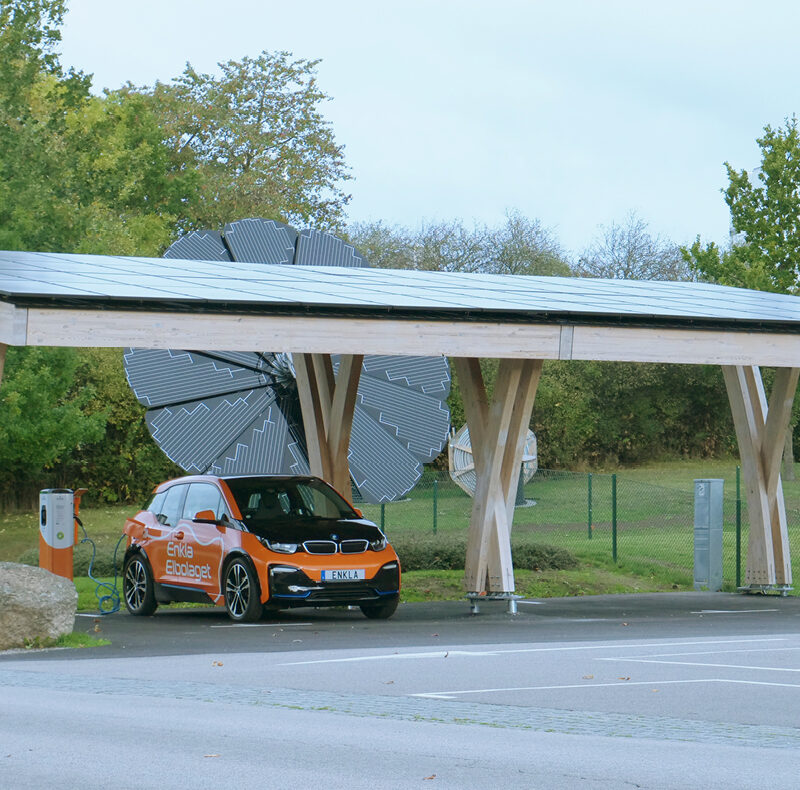 solar carport ev charging station