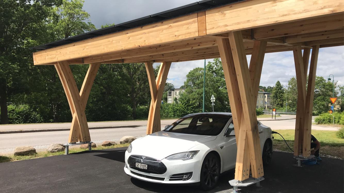 emobility EV carport solceller